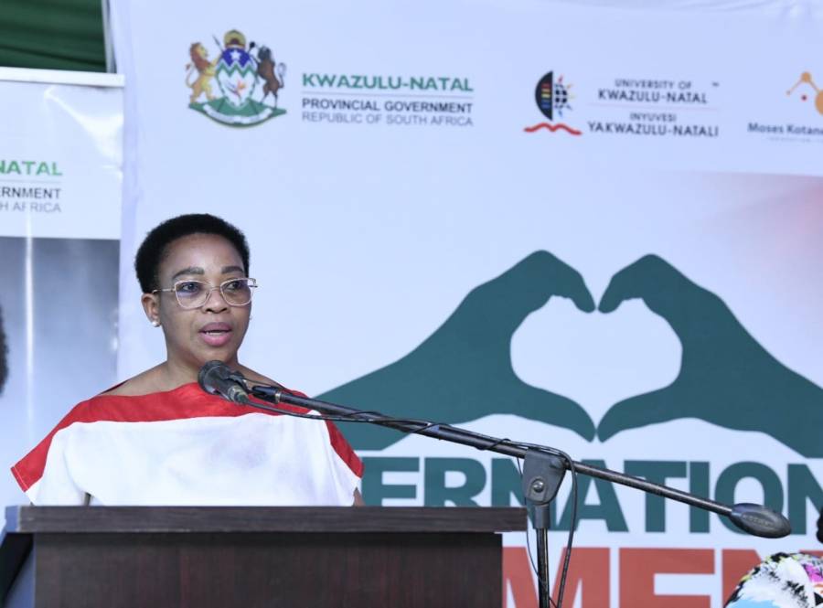 Premier Dube-Ncube delivers a keynote address at the International Women&#039;s Day at UKZN