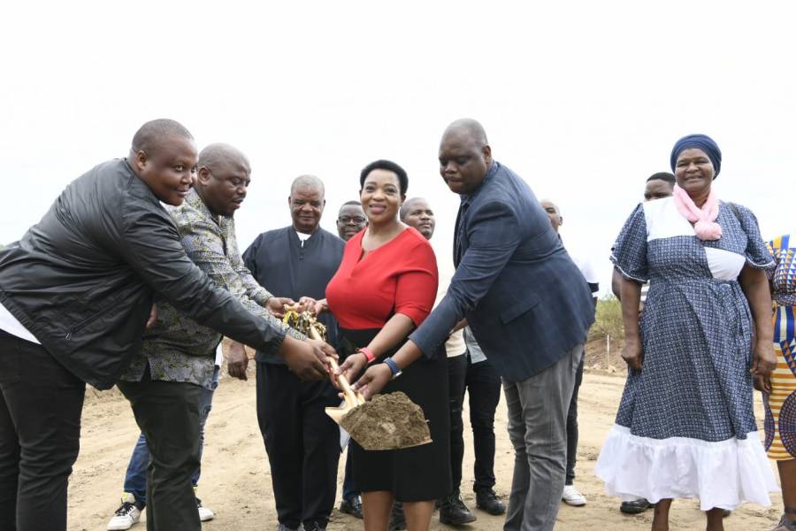 Premier Dube-Ncube and MEC Hlomuka Hand Over Contractor for the Upgrade of Main Road P2-53 in uPhongolo